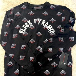 MEN’S BLACK PYRAMID CREWNECK XXL